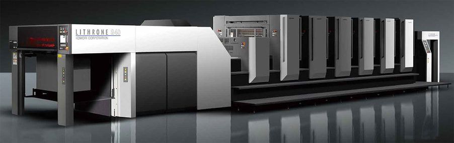 Komori Lithrone G40 — 6-color offset