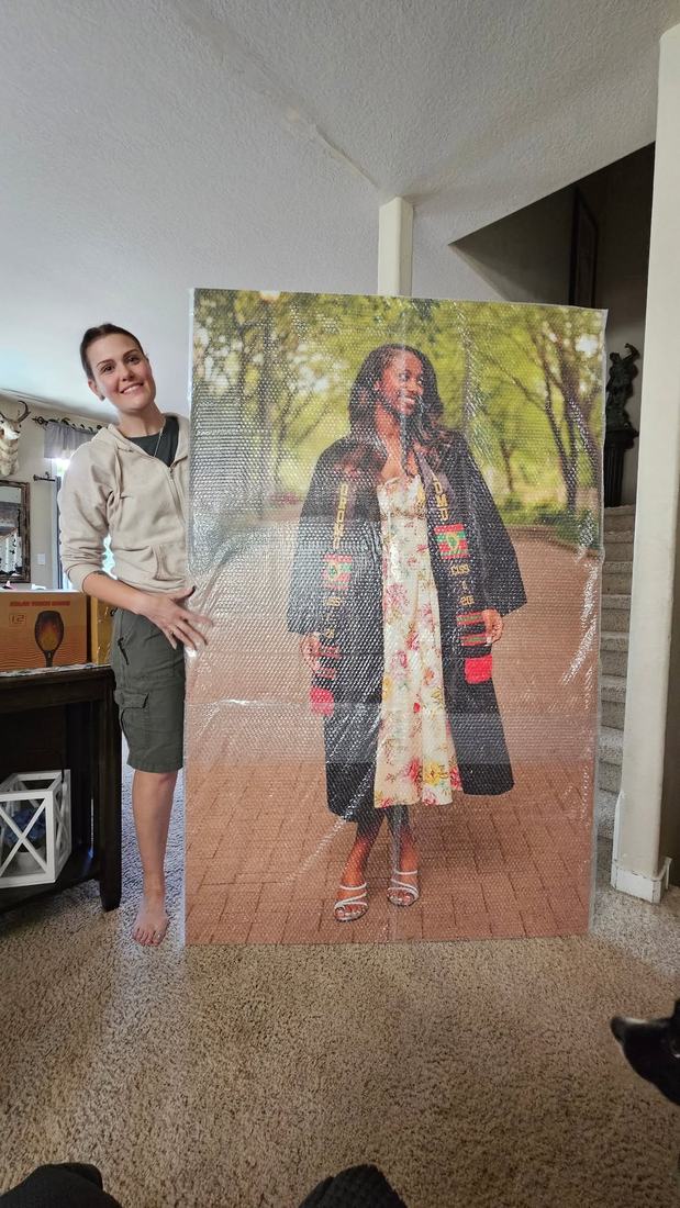 Life-size photo prints
