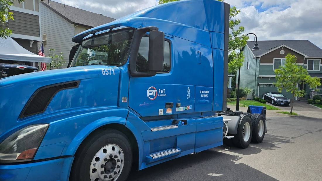 Semi tractor decals